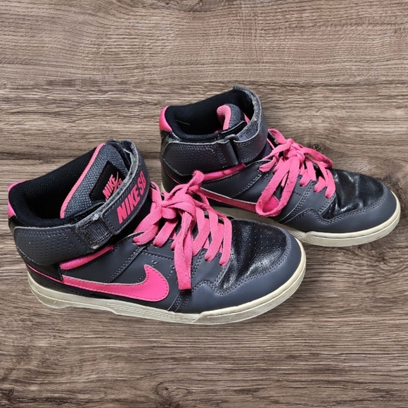 Nike SB Morgan Mid 2 JR Ball Shoes Pink Blast/Dark Gray - Picture 6 of 10